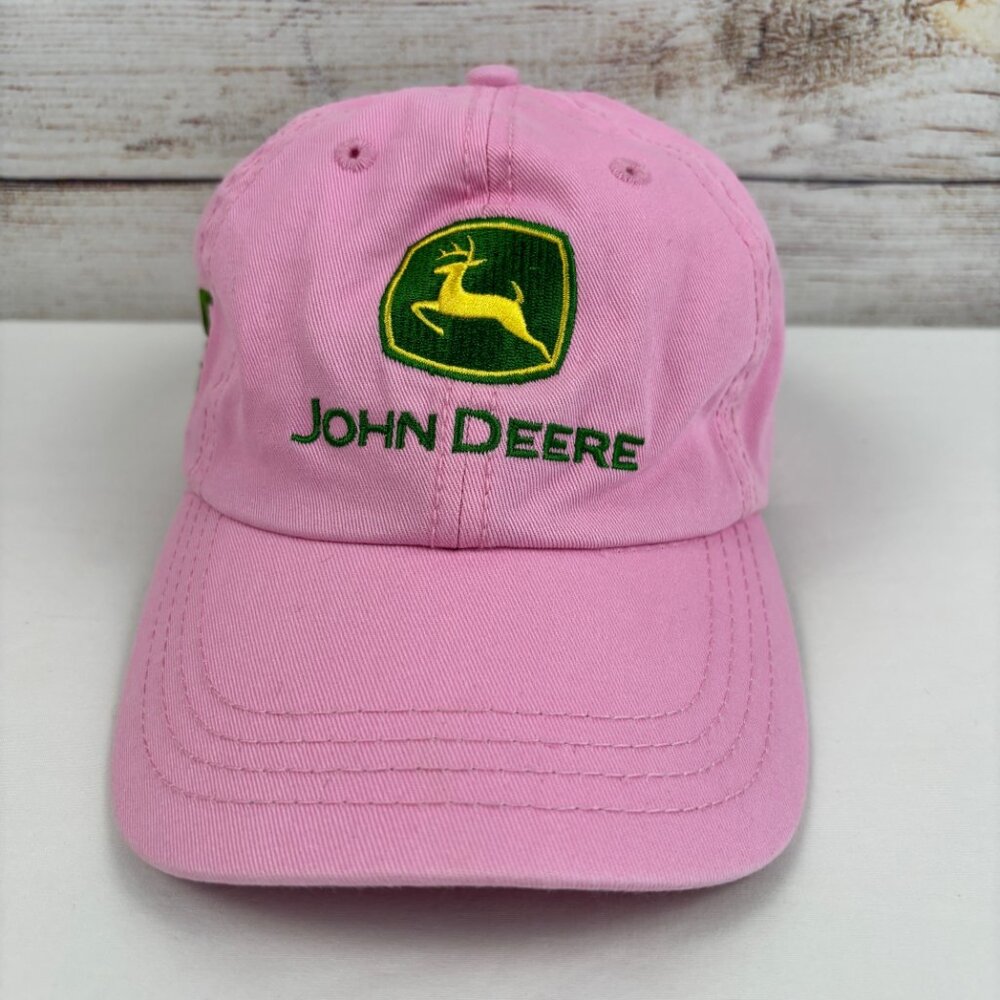John Deere 175 Since 1837 Pink Hat Adjustable Embroidered Logo
